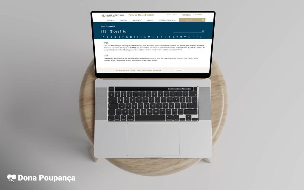 dona poupanca financas pessoais significado taeg tan