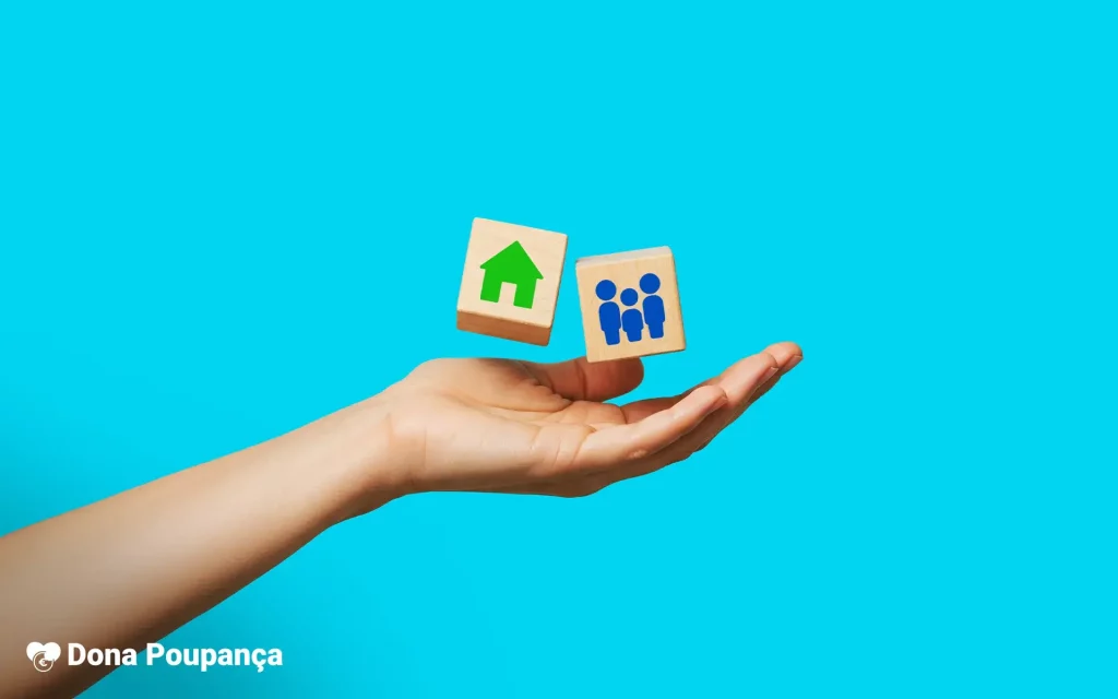 dona poupanca financas pessoais diferenca seguro vida credito habitacao familiar